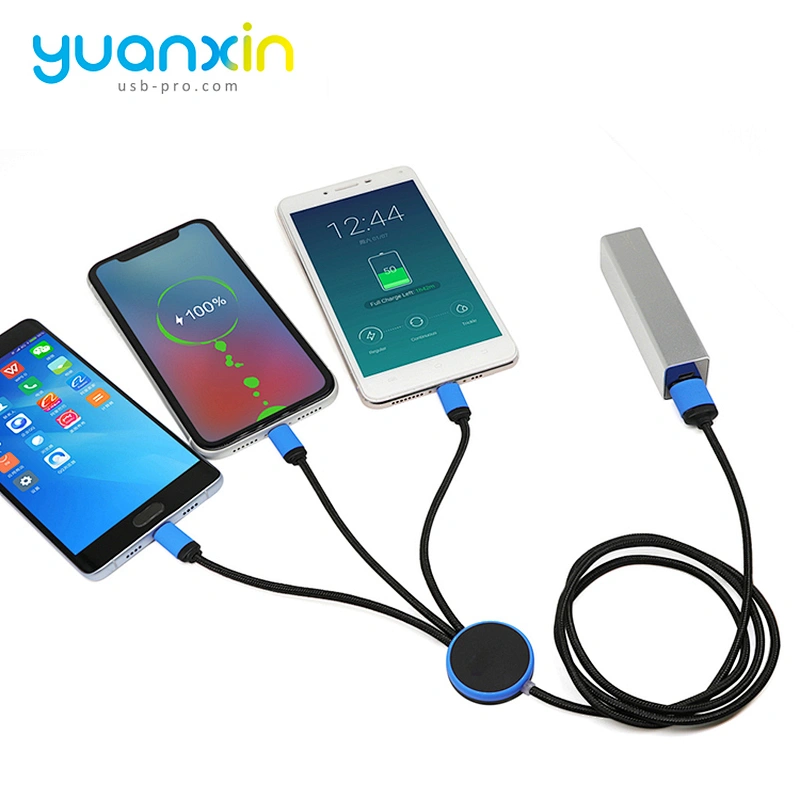 Custom LED  braided Illume Charging Cable
