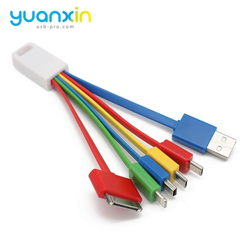 Custom 6 in 1 charging usb cable