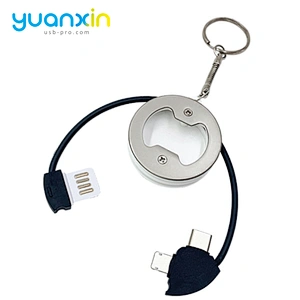 Bottle Opener Keychain USB cable