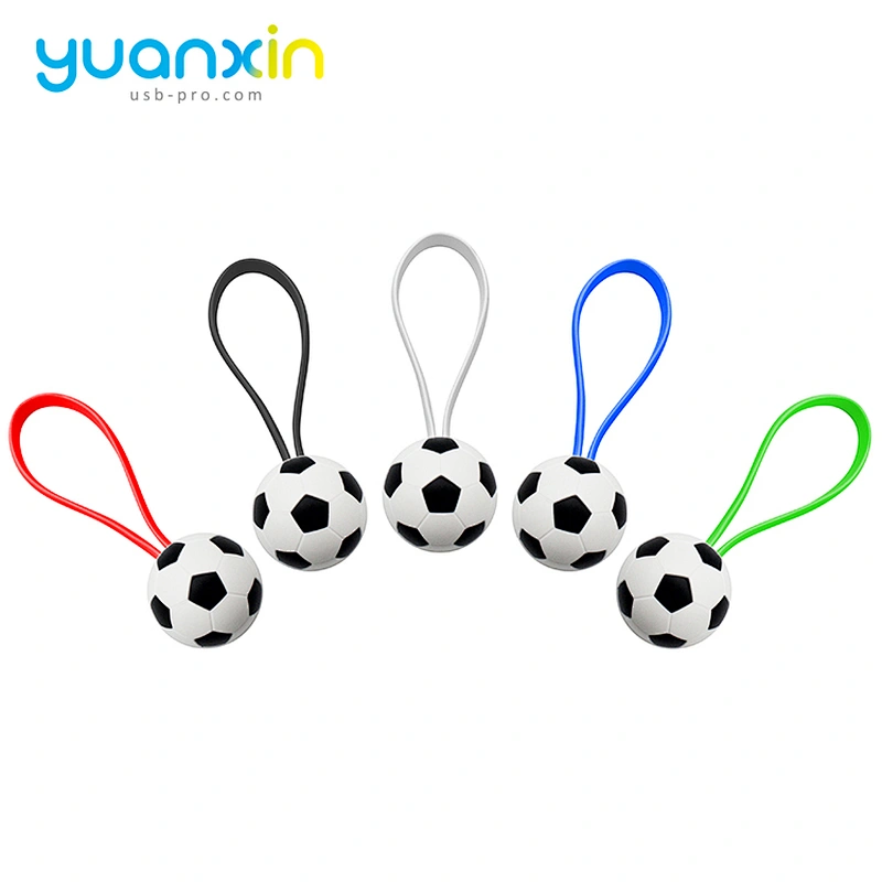 Football design Micro keychain usb cable