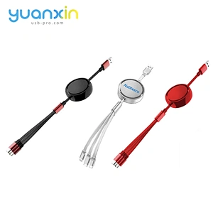 Custom retract ABS charging cable