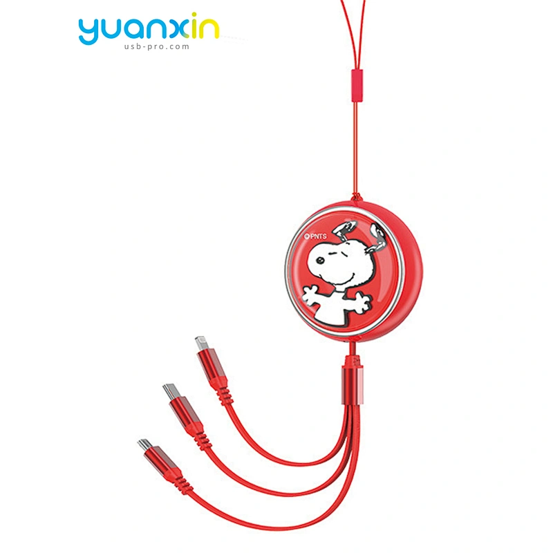 Custom  3A Retract Charging Cable