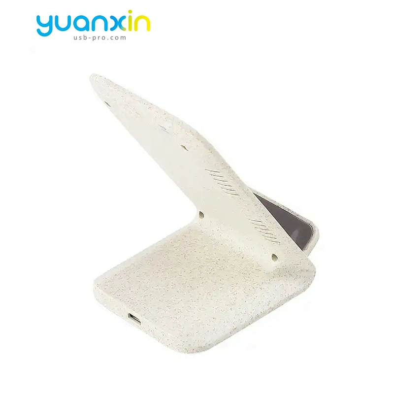 ECO Friendly Desktop Wireless Charger with phone holder