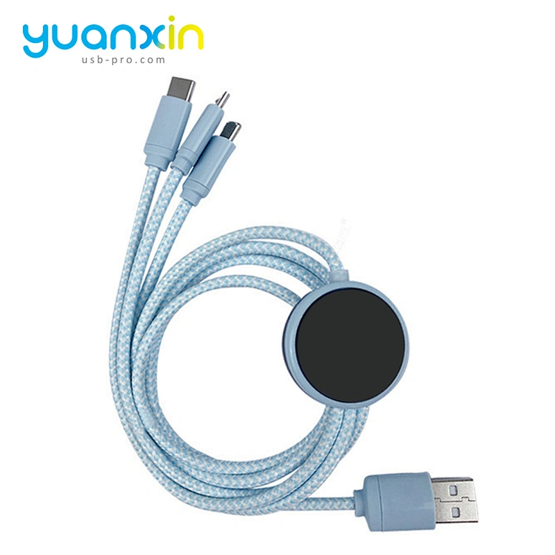 Custom LED  braided Illume Charging Cable