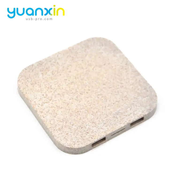 ECO Friendly Square Desktop Wireless Charger