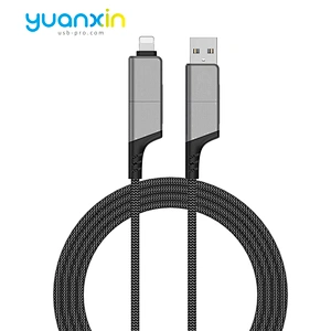 3A fast Aluminum alloy + braided charging cable