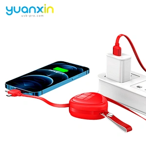 3A Fast retract Charging Cable