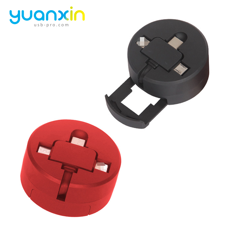 Retract Charging Cable with phone stand