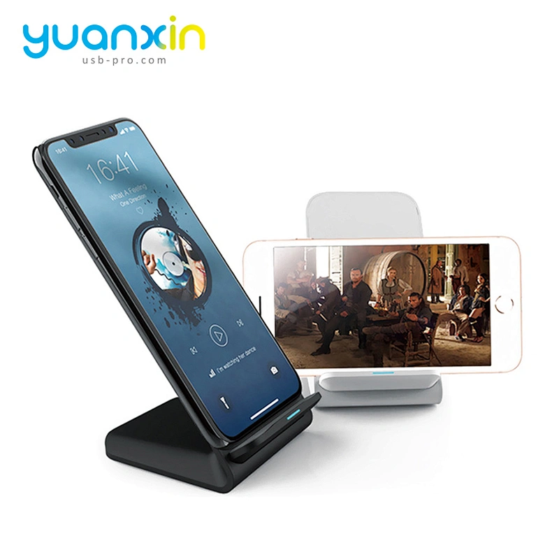 Luxury Desktop Wireless Charger with phone holder