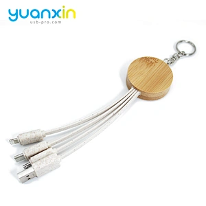Eco keychain usb cable
