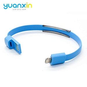 Custom ABS Micro wristband usb cable
