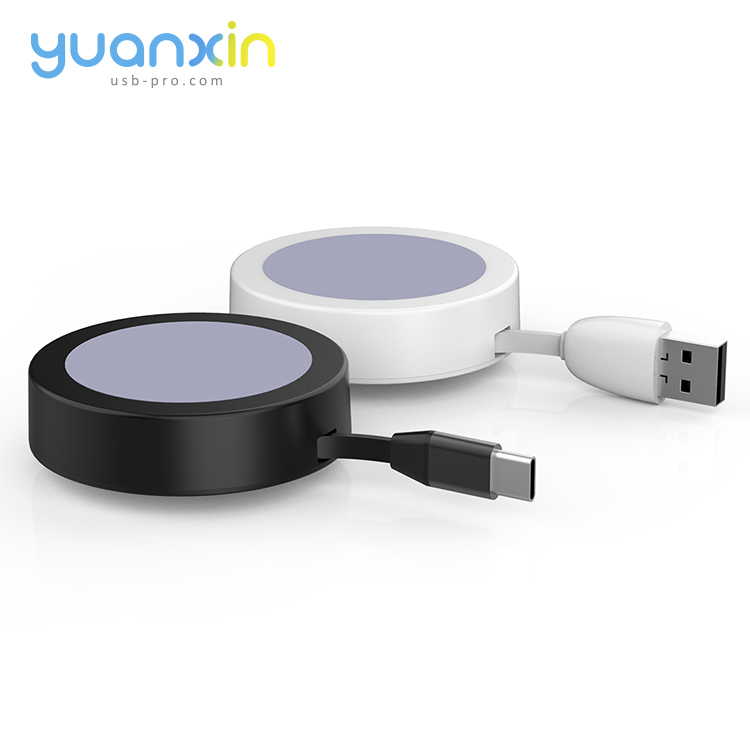 Type-C Retract Wireless Charging Cable