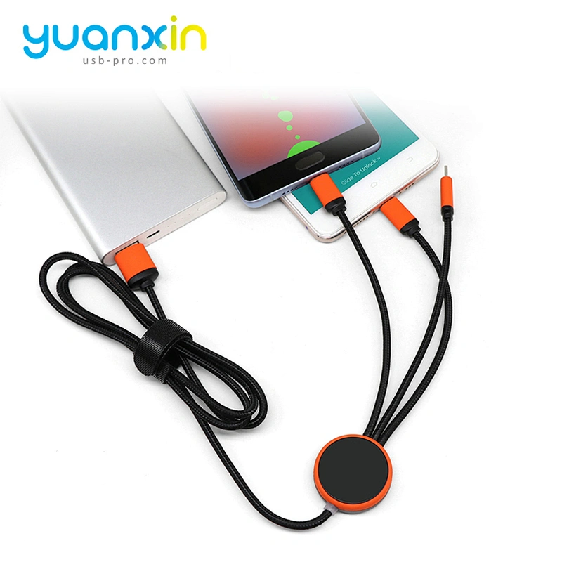Custom LED  braided Illume Charging Cable