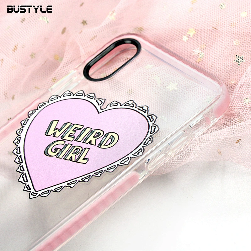 Free sample TPU+TPE 2 in 1 impact UV printing phone case for iPhone x xr xs max