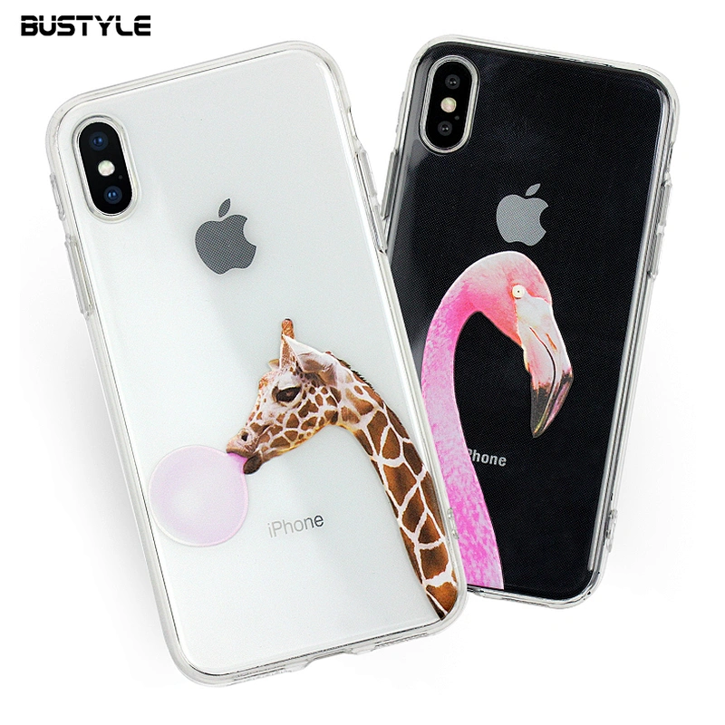 Cartoon UV printing Thin soft TPU phone case for iPhone 8 plus X Xr Xs max