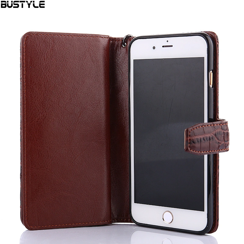 Wallet style 3D Crocodile skin pattern leather shockproof cell phone case with card slots for iphone 6s 7 8 plus XR XS Max