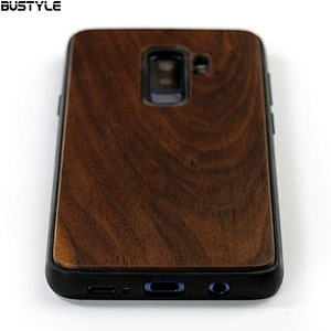 Solid bamboo wooden phone case for Samsung Galaxy S9