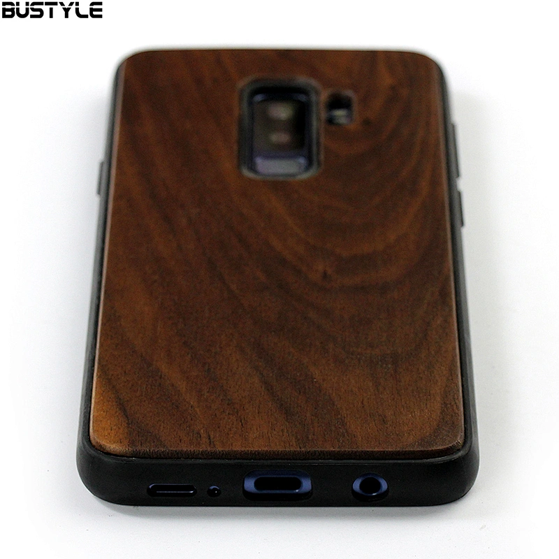 Solid bamboo wooden phone case for Samsung Galaxy S9