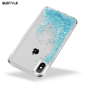 Newest luxury bling bling Dynamic liquid quicksand shockproof phone case for iPhone x xr xs max