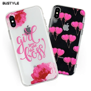 Cartoon UV printing Thin soft TPU phone case for iPhone 8 plus X Xr Xs max