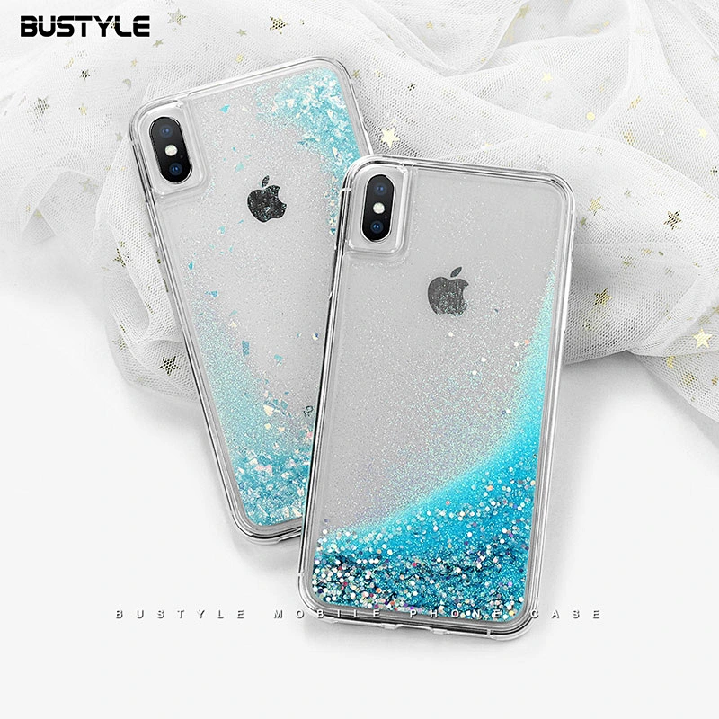 Newest luxury bling bling Dynamic liquid quicksand shockproof phone case for iPhone x xr xs max
