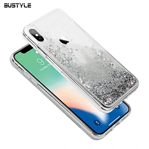 Luxury Glitter galaxy Starry sky case for iPhone 7 8 plus liquid quicksand phone cover for iPhone x xr xs max