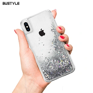 Luxury Glitter galaxy Starry sky case for iPhone 7 8 plus liquid quicksand phone cover for iPhone x xr xs max