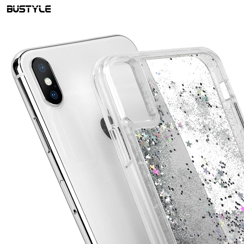 Luxury Glitter galaxy Starry sky case for iPhone 7 8 plus liquid quicksand phone cover for iPhone x xr xs max