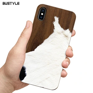 Customized design natural donut wooden mobile phone case for iPhone 7 8 plus UV printing back cover for iPhone X XR XS MAX