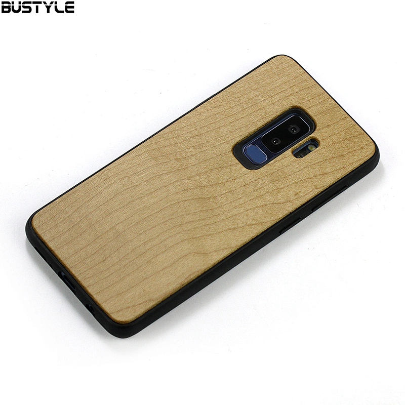 Solid bamboo wooden phone case for Samsung Galaxy S9