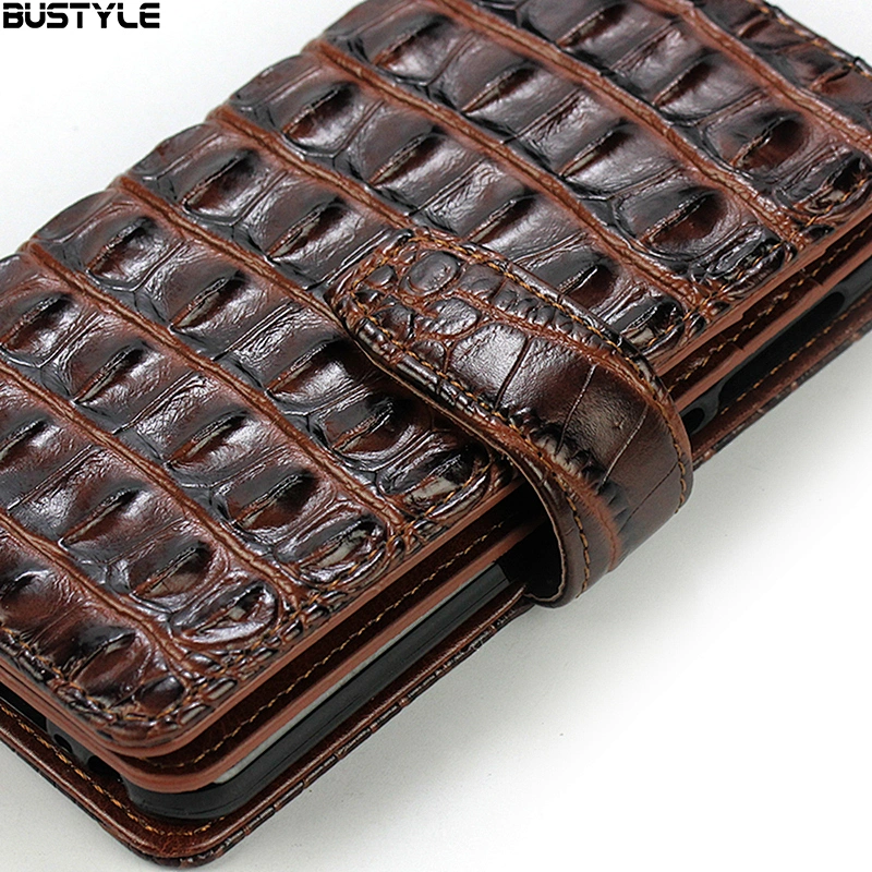 Wallet style 3D Crocodile skin pattern leather shockproof cell phone case with card slots for iphone 6s 7 8 plus XR XS Max