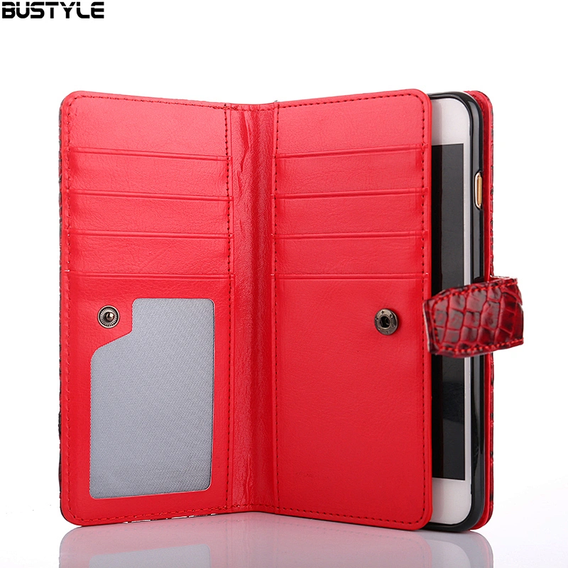 Wallet style 3D Crocodile skin pattern leather shockproof cell phone case with card slots for iphone 6s 7 8 plus XR XS Max