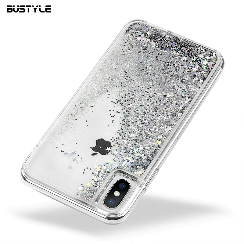 Luxury Glitter galaxy Starry sky case for iPhone 7 8 plus liquid quicksand phone cover for iPhone x xr xs max