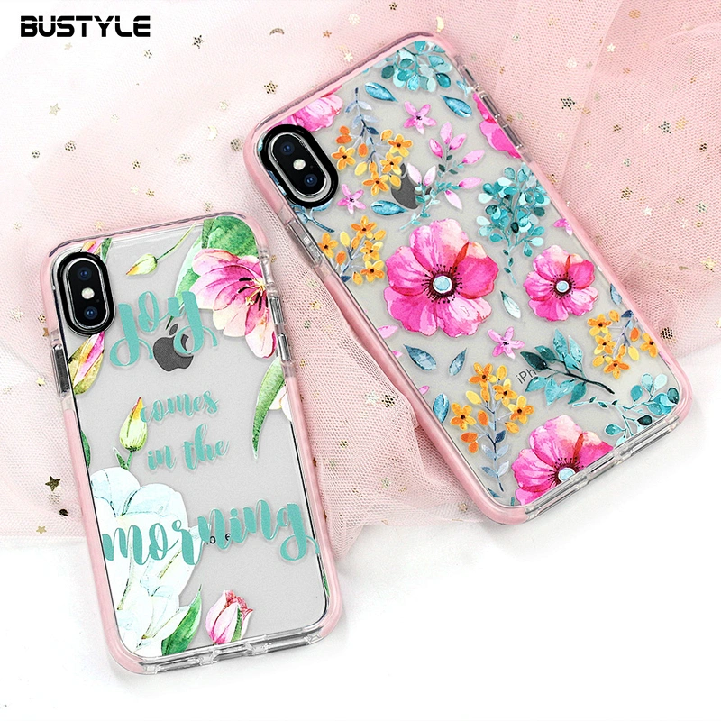 Free sample TPU+TPE 2 in 1 impact UV printing phone case for iPhone x xr xs max