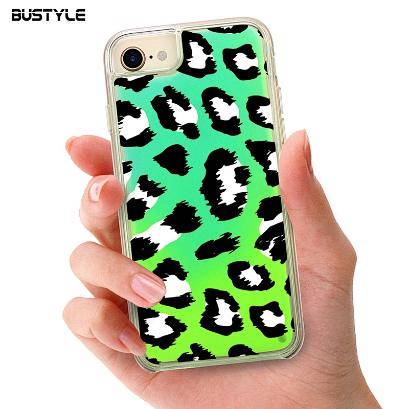 Neon Quicksand luminous mobile phone accessories for iPhone xs