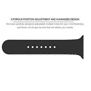 Factory Price Candy Color Soft Silicone Sport Watch Strap For Apple watch