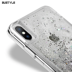Luxury Glitter galaxy Starry sky case for iPhone 7 8 plus liquid quicksand phone cover for iPhone x xr xs max