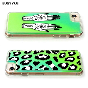 Neon Quicksand luminous mobile phone accessories for iPhone xs