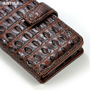 Wallet style 3D Crocodile skin pattern leather shockproof cell phone case with card slots for iphone 6s 7 8 plus XR XS Max