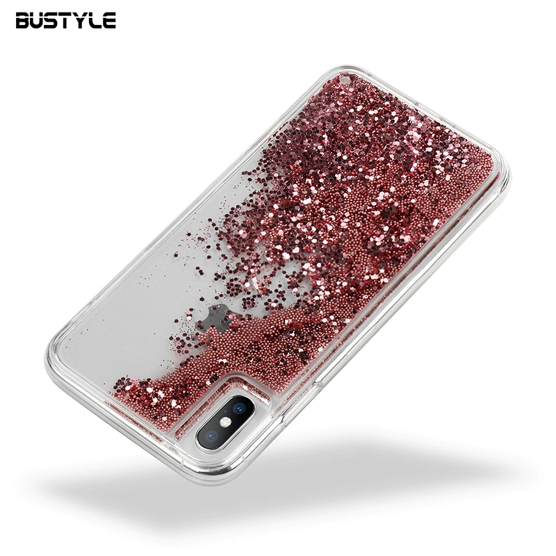 Fancy Luxury pearl liquid quicksand phone case for iPhone x xr xs max