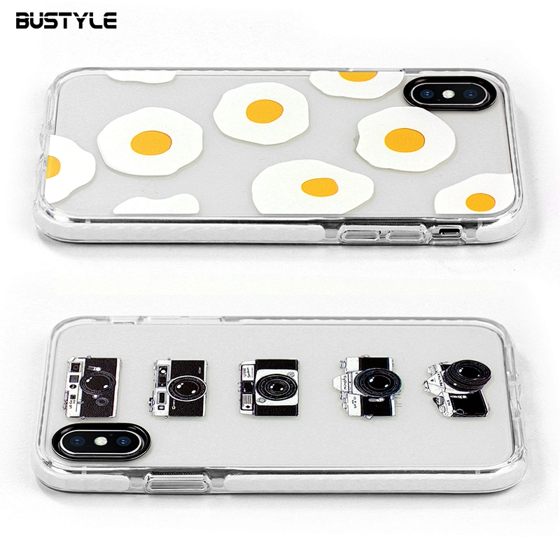 Customized design shockproof 3D UV printing phone case for iPhone 8 plus X Xr