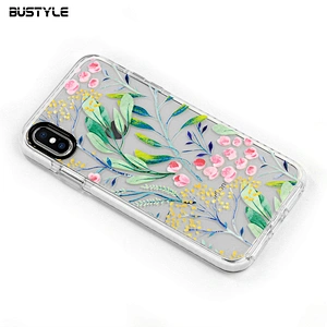 Customized design shockproof 3D UV printing phone case for iPhone 8 plus X Xr