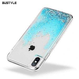 Newest luxury bling bling Dynamic liquid quicksand shockproof phone case for iPhone x xr xs max