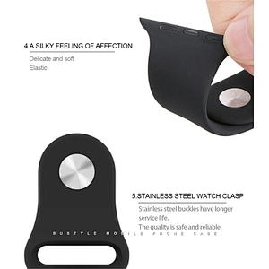 Factory Price Candy Color Soft Silicone Sport Watch Strap For Apple watch