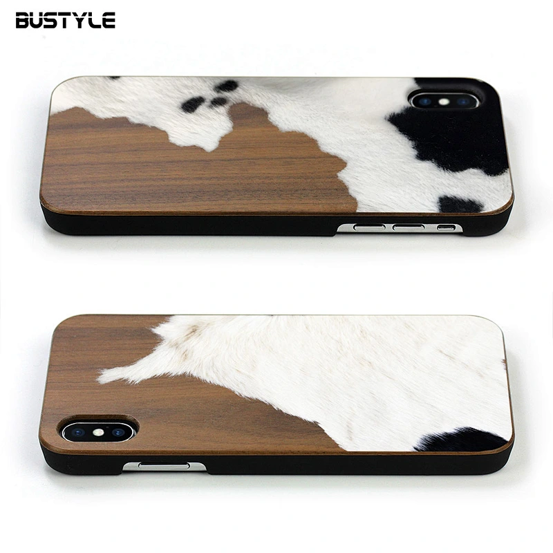 Customized design natural donut wooden mobile phone case for iPhone 7 8 plus UV printing back cover for iPhone X XR XS MAX