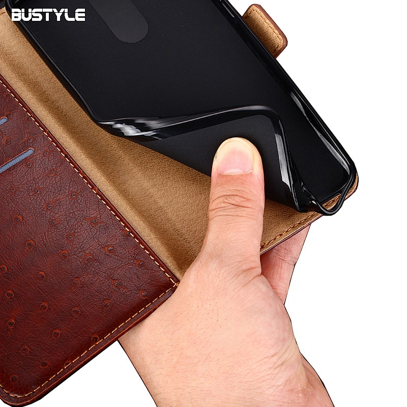 Luxury leather wallet shockproof back cover for iphone 8 plus XR XS Max Card Slots magnetic phone case for Samsung Galaxy S9