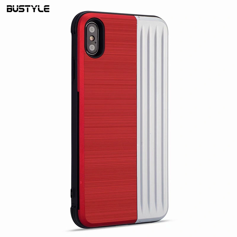 Full Protection TPU PC 2 in 1 Card slot Armor helmet with holder phone case for iPhone 7 8 plus X XS MAX