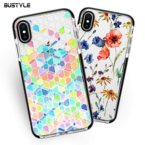 Hot selling full protection UV printing TPU+TPE phone case for iPhone 8 plus X Xr