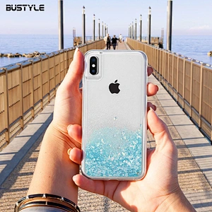 Newest luxury bling bling Dynamic liquid quicksand shockproof phone case for iPhone x xr xs max