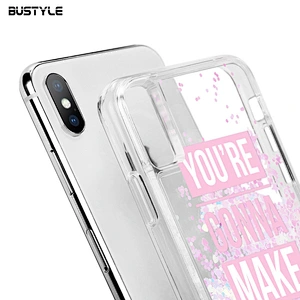 Newest Glitter love hearts Liquid Quicksand bling stars case for iPhone x xr xs max anti-shock phone cover for iPhone 6 7 8 plus